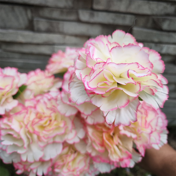 Bulk Christianity Cemetery Flowers Carnations in Vase Flowers for Cemetery Wholesale