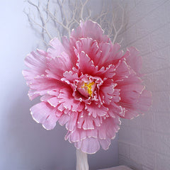 Bulk Extra Size Peony Yarns Flower Head Giant Flowers Photo Mall Prop Wholesale