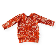 Burnt Orange Pampas Leaves Lounge Set