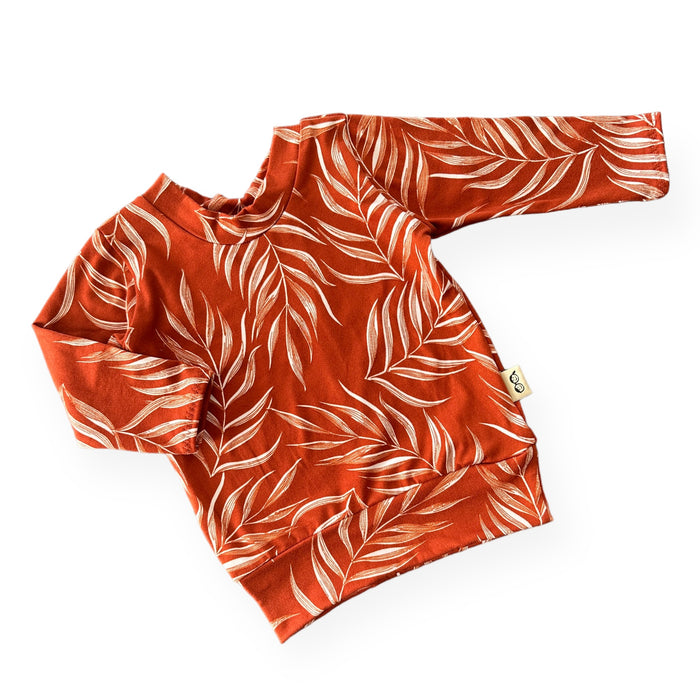 Burnt Orange Pampas Leaves Lounge Set