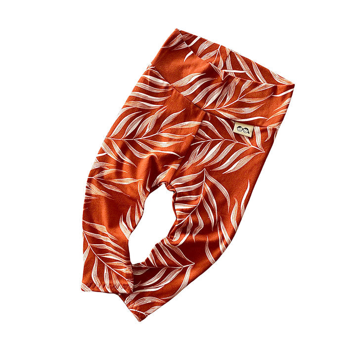 Burnt Orange Pampas Leaves Lounge Set