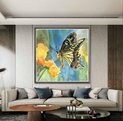 Butterfly Print Art, Watercolor Print, Wall Art Prints, Abstract Art, Art Print, Artwork Original, Modern Wall Art, Original Art Watercolor