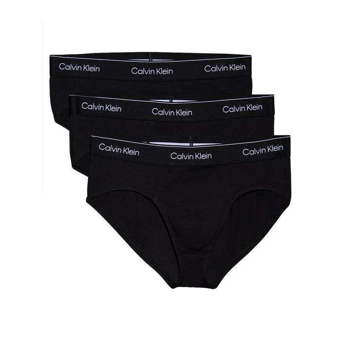 Image 4 : Boxer Calvin Klein homme gris en coton stretch, vue d'ensemble — Delvale