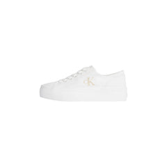 Image 2 : Baskets Calvin Klein Jeans blanches plateforme streetwear, vue de face — delvale