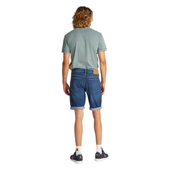 Image 2 : Bermuda Calvin Klein Jeans homme bleu azur, détail des poches et finitions — Delvale