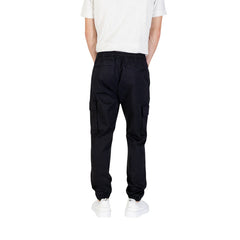 Image 2 : Pantalon Calvin Klein Jeans homme noir, détail fermeture zip — Delvale