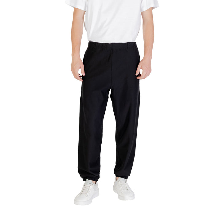 Image 1 : Pantalon Calvin Klein Jeans homme noir vue de face coupe regular — Delvale