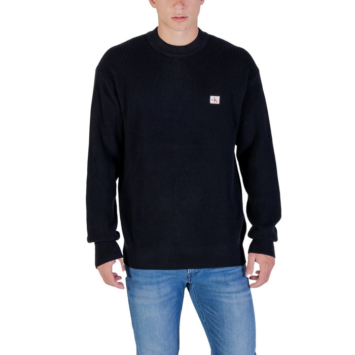 Image 4 : Pull Calvin Klein Jeans homme beige, vue d'ensemble style casual — Delvale