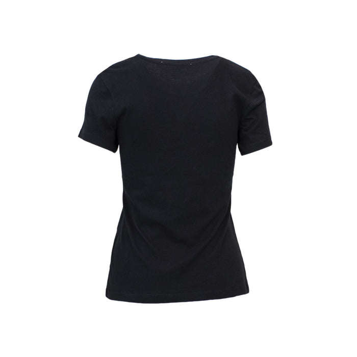 Image 2 : T-shirt Calvin Klein Jeans femme noir coupe classique manches courtes — delvale