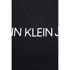 Image 3 : Détail impression logo Calvin Klein Jeans sur t-shirt femme noir — delvale