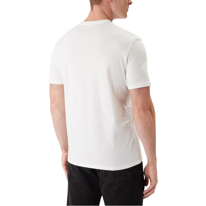 Image 3 : T-shirt Calvin Klein Jeans homme blanc détail col rond et logo — Delvale