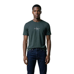 Image 4 : T-shirt Calvin Klein Jeans homme blanc vue de dos coupe moderne — Delvale