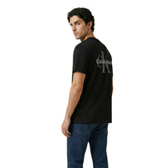 Image 3 : T-shirt Calvin Klein Jeans homme noir coupe régulière — Delvale
