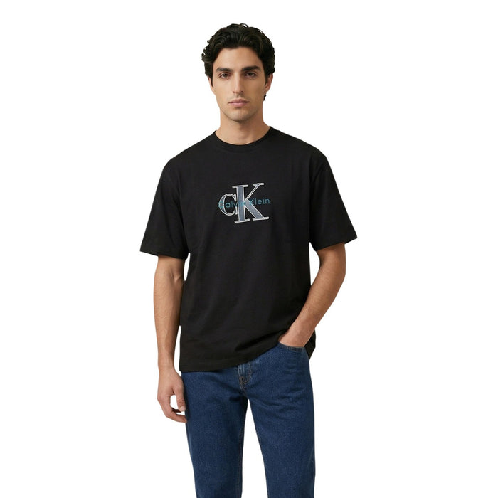 Image 5 : Finitions et qualité coton t-shirt Calvin Klein Jeans rose homme — Delvale