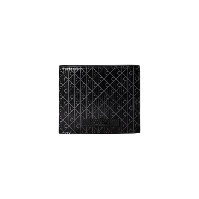 Image 1 : Portefeuille Calvin Klein femme noir avec imprimé élégant et compartiments multiples — Delvale