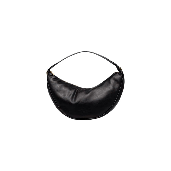 Image 2 : Grand sac hobo Calvin Klein femme noir en matière souple, détail zip doré — delvale