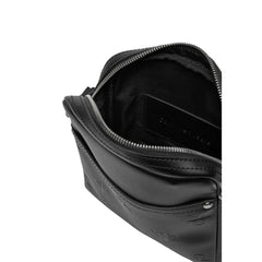 Image 4 : Intérieur organisé sacoche Calvin Klein noir compartiments et poches multiples — Delvale