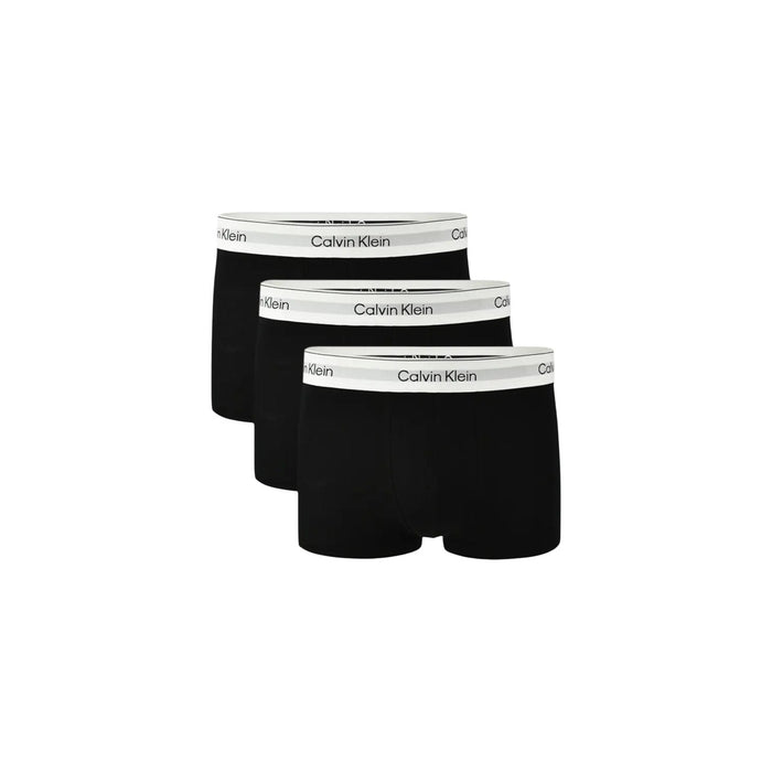Image 6 : Vue détail du tissu coton stretch des boxers Calvin Klein Underwear homme — Delvale