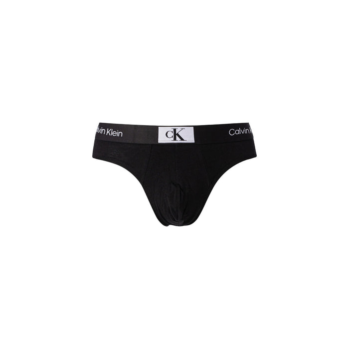 Image 2 : Vue de face de la boîte Calvin Klein Underwear 1996 avec inscription Cotton Stretch et Amplified Classics — Delvale