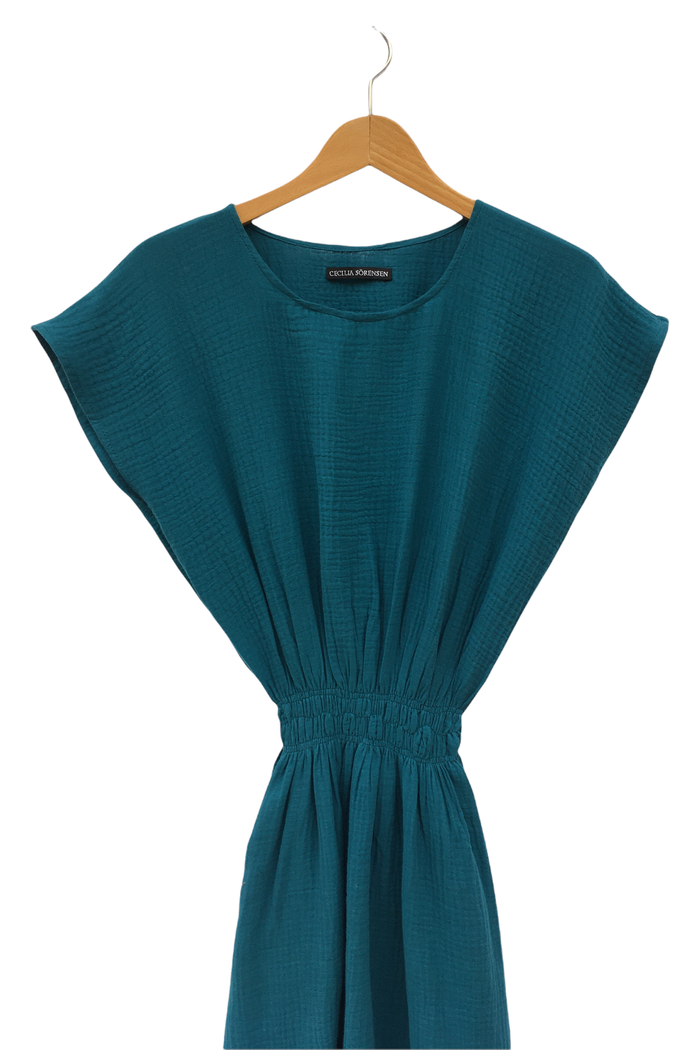 Cecilia Sörensen Magnolia Dress Cyan Green