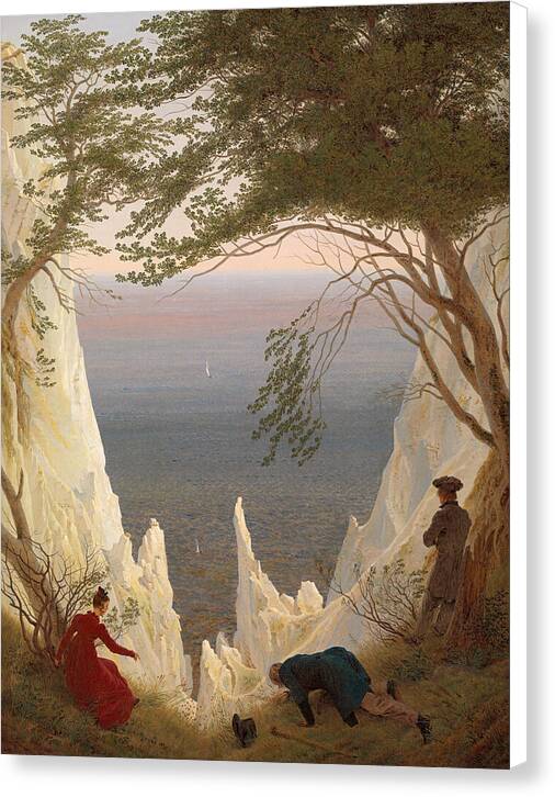 Chalk Cliffs on Rugen - Canvas Print