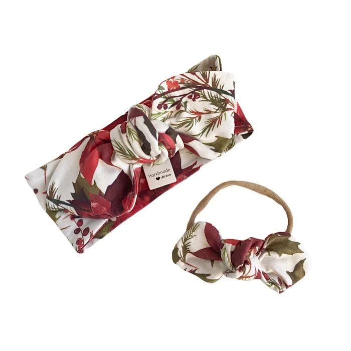Christmas Poinsettia Headbands