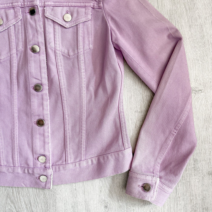 Christopher Kane Pastel Purple Denim Jacket - House Of Huntington