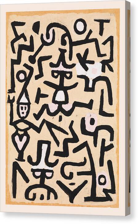 Comedians' Handbill - Canvas Print