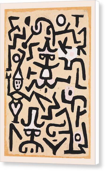 Comedians' Handbill - Canvas Print
