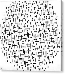 Composition with Lines - Canvas Print
