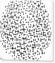 Composition with Lines - Canvas Print