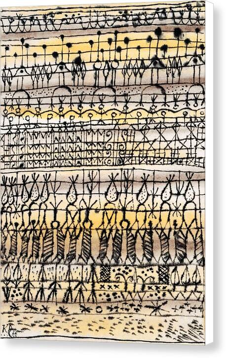 Cooling in a Hot Zone Garden - Canvas Print