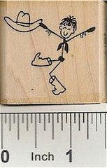 Cowboy Rubber Stamp 2152D