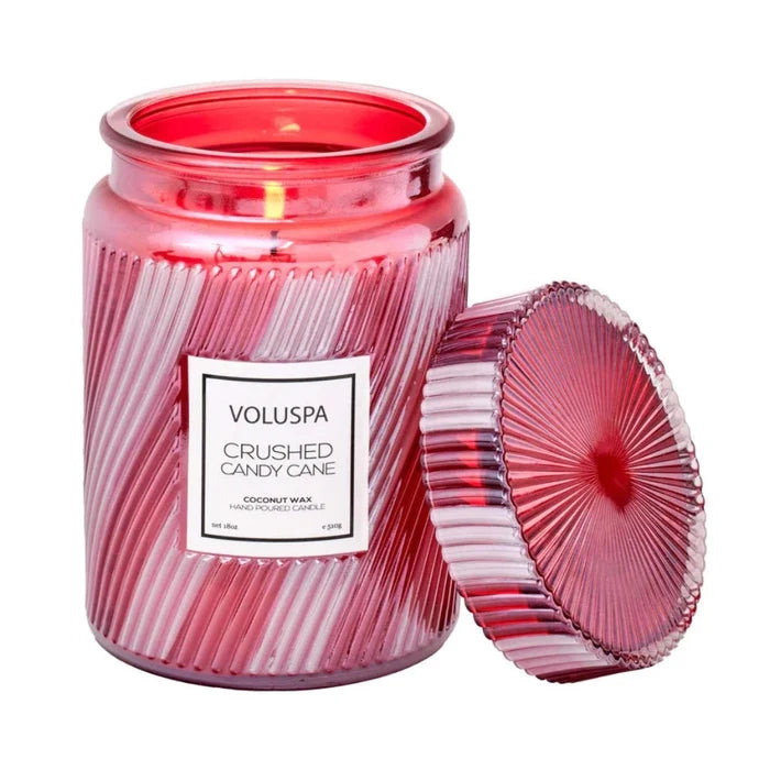 Crushed Candy Cane Candles