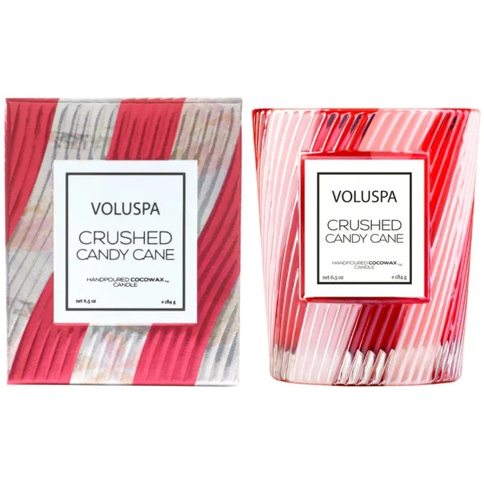 Crushed Candy Cane Candles