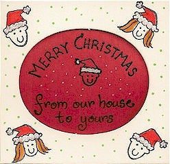 Cube - Holiday Family Cube Rubber Stamp CB-HLDFAM