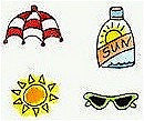 Cube - Just Beachy Cube Rubber Stamp CB-BEACH
