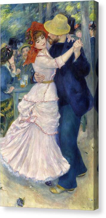 Dance at Bougival - Canvas Print