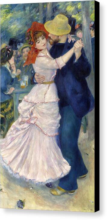 Dance at Bougival - Canvas Print