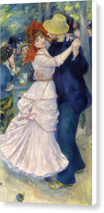 Dance at Bougival - Canvas Print