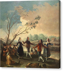 Dance on the Bank of the Manzanares - Canvas Print