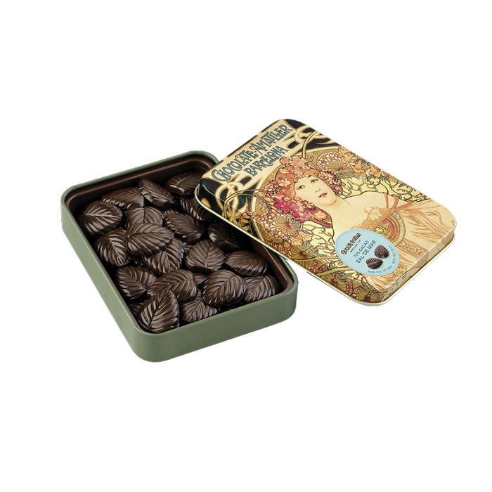 Dark Chocolate with Salt in a Collectable Gift Tin