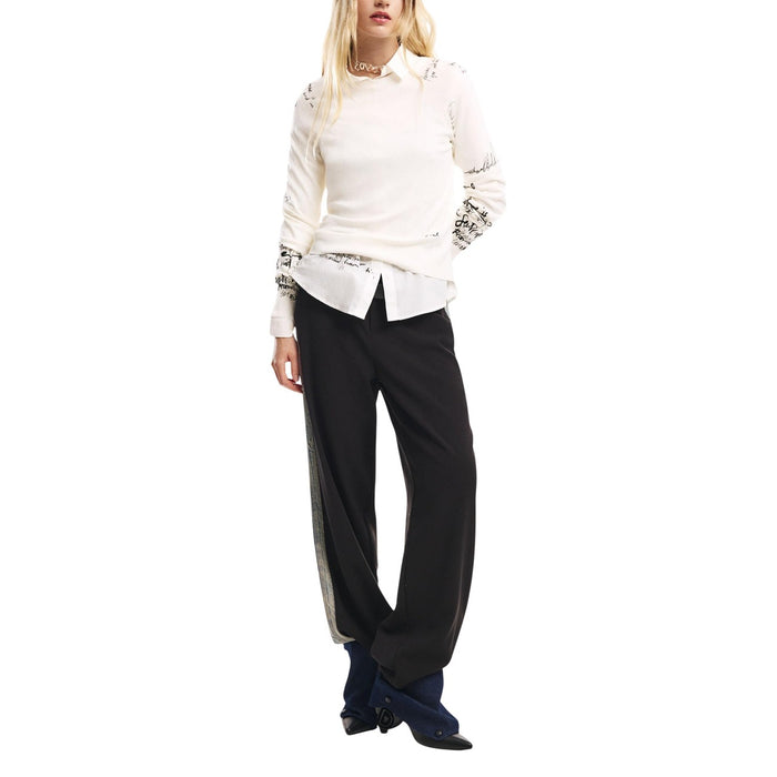 Image 2 : Détail pantalon Desigual noir femme avec poches fonctionnelles — delvale