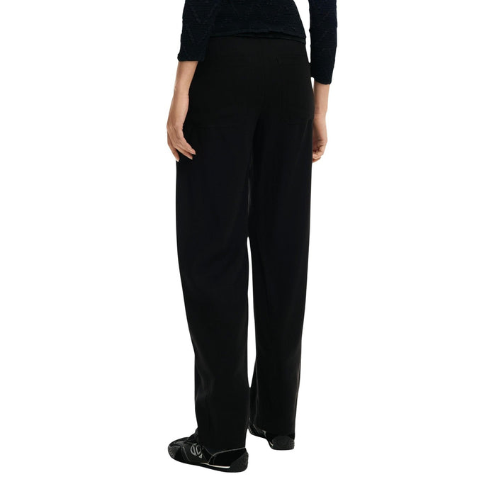 Image 2 : Pantalon Desigual femme noir, détail fermeture zip — delvale