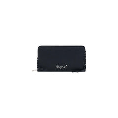 Image 1 : Portefeuille Desigual femme noir en polyuréthane avec fermeture éclair — Delvale