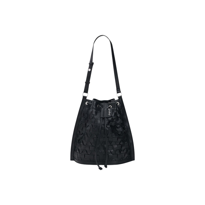 Image 1 : Sac Desigual femme noir 2-en-1 convertible main et dos, vue de face — delvale