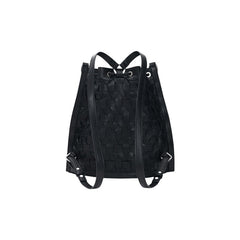 Image 3 : Sac Desigual femme noir 2-en-1, vue de profil montrant le volume 32x39x17 cm — delvale