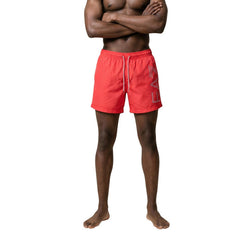 Image 4 : Vue profil maillot de bain Ea7 homme bleu avec poches frontales — Delvale
