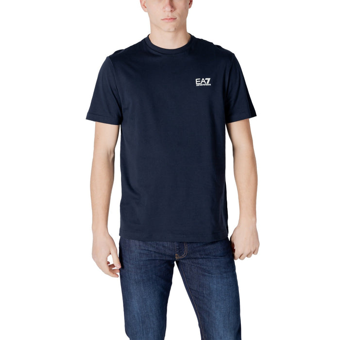 Image 6 : Vue profil t-shirt Ea7 homme gris manches courtes moderne — Delvale