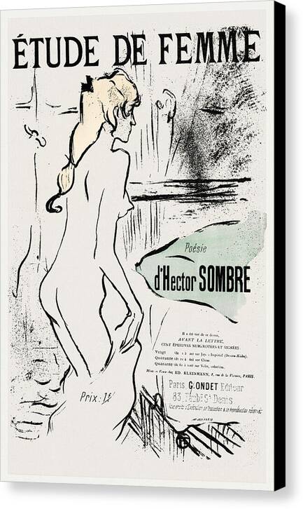 Etude de Femme - Canvas Print